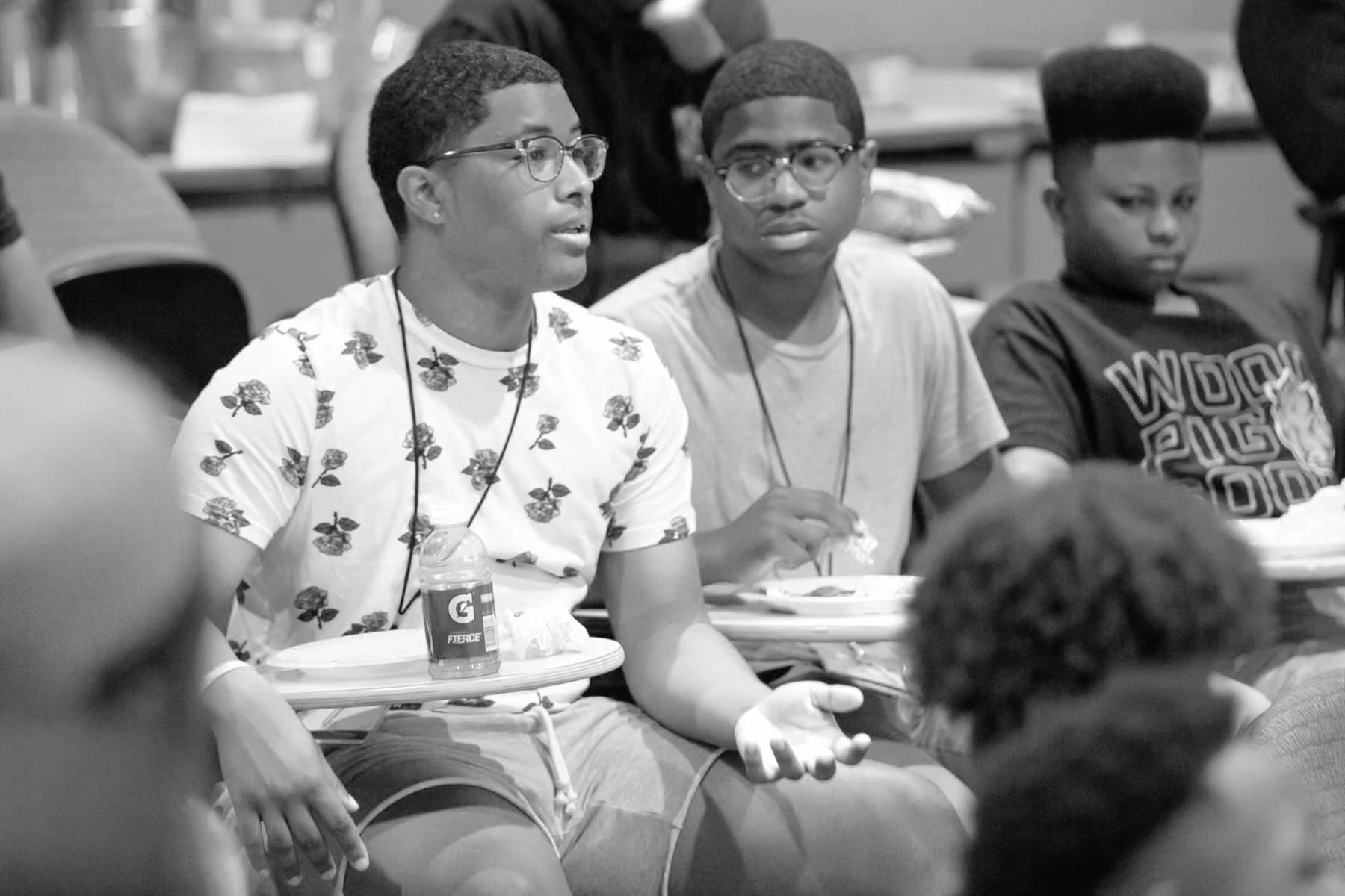 Maiden Foundation leaders and students together at an ELEVATE gathering